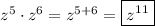 z^5\cdot z^6=z^{5+6}=\boxed{z^{11}}