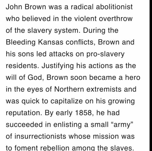 What was john browns final plan to stop slavery?  what goes wrong?