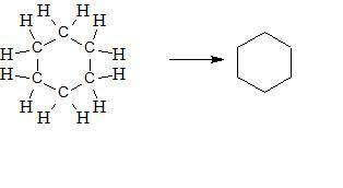 Ahexagon can be used to represent the structure of cyclohexane. what does each side of the hexagon r