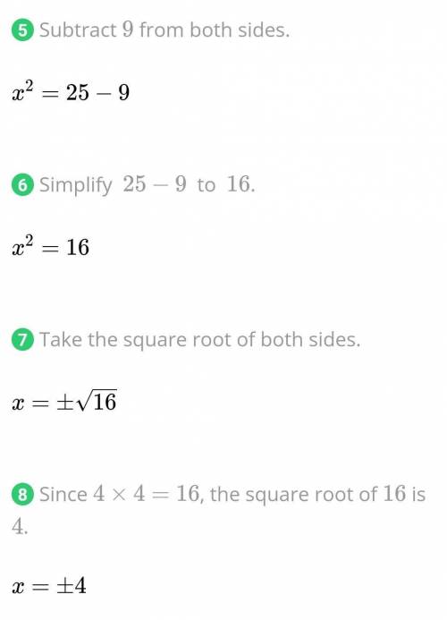 Solve for x: 
A.
2
B.
±4
C.
±2
D.
no solution