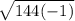 \sqrt{144( -1)}