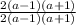 \frac{2(a-1)(a+1)}{2(a-1)(a+1)}