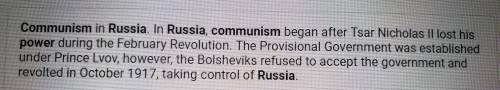 How did the communists gain power in russia