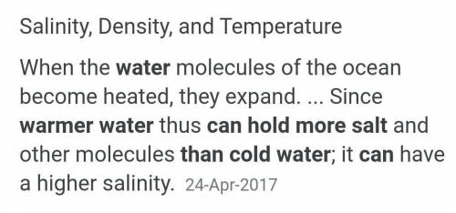 Does warm water hold more salt then cold water?