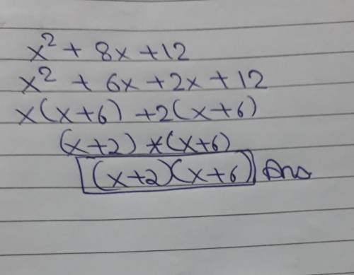 Find the vertex of t(x)=x^2+8x+12

*please show steps/work pleas!
BRAILEST AND THANKS