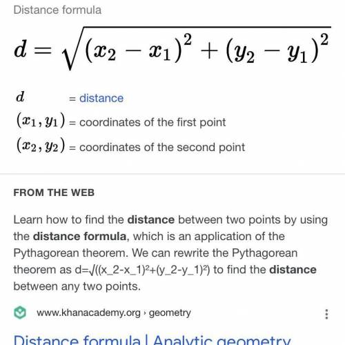 Determine the distance between the two points (3,-2) and (-1.-5).
