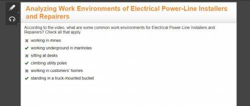 According to the video, what are some common work environments for Electrical Power-Line Installers