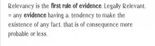 In which of the following ways should an investigator NOT use evidence from an investigation?