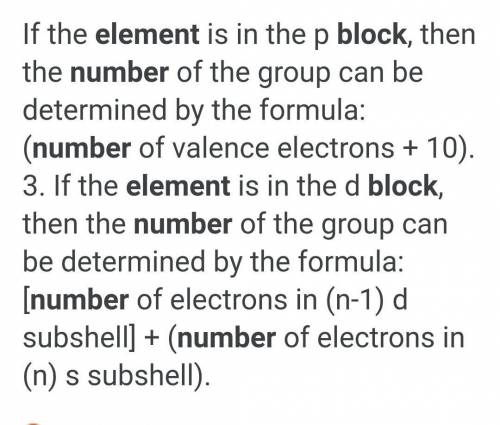 How to find the group number of f block elements​