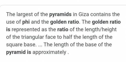 Does the great pyramid of giza fit the golden ratio? why or why not?