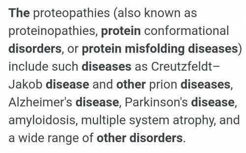 Protein misfolding causes .​

a.​arthritis
b.Creutzfeldt-Jakob disease​
c.​schizophrenia
d.​immunode
