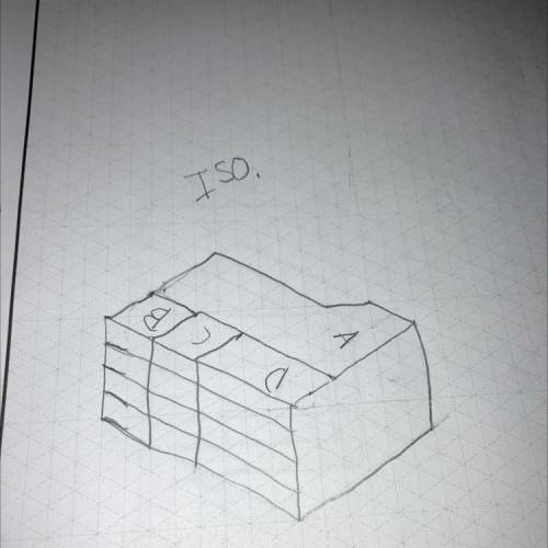 Hi, can anyone draw me an isometric image of this shape?​