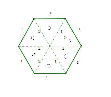Suppose you have a regular hexagon with all side lengths equal to1. Prove that if you pick seven poi