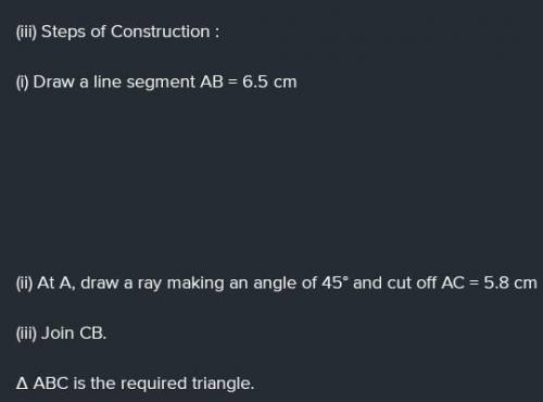 Construct triangle ABC such that AB =7cm,AC=5cm,and angle BAC=60°.Measure BC.​