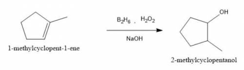 When 1-methylcyclopentene undergoes acid catalyzed hydration, the major product formed is 1-methylcy