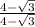\frac{4 - \sqrt{3} }{4 - \sqrt{3} }