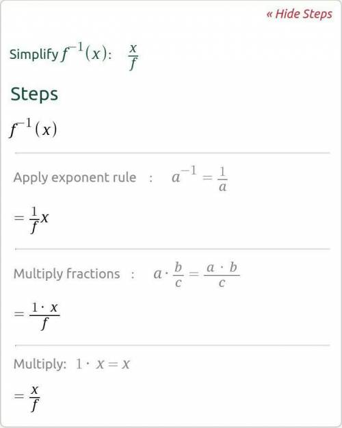 If f(x)=2x/x-5 find f^-1(x)