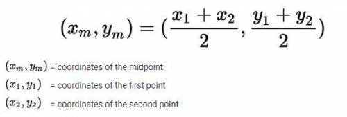 What is the mid-point of the segment (3, 7) and (2, -1)