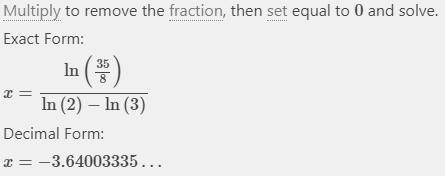 (2/3)^x-1=27/8, Find x. Please show a step-by-step explanation.

NB:x is an exponent.​