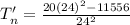 T_n'=\frac{20(24)^2-11556}{24^2}