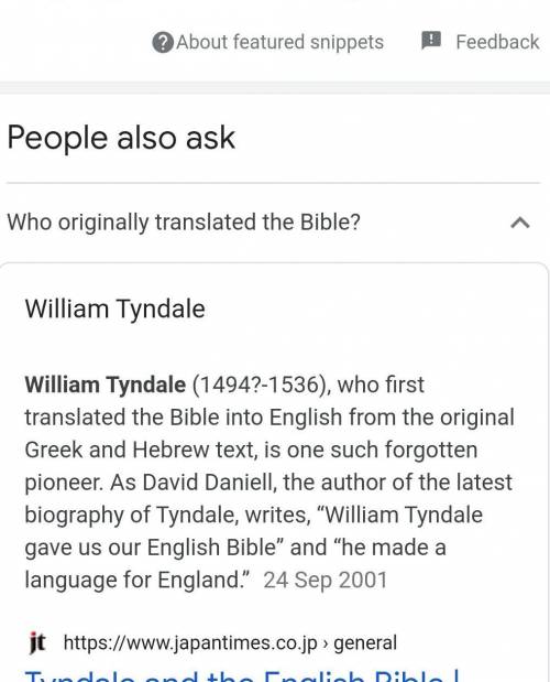 Who translated the bible into different langues