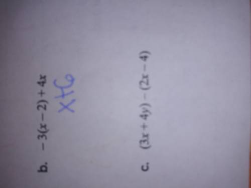 Please help me with c this is confusing also is b correct?