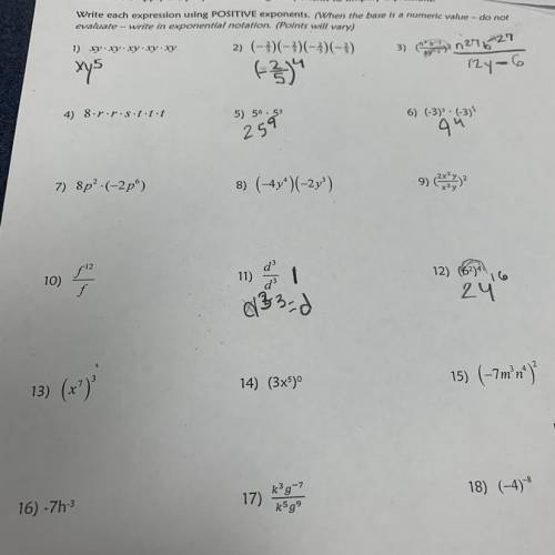 Need help with the whole sheet!Please help