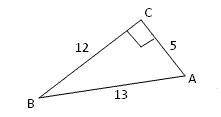 Find the cotangent of angle B.  1. 12/5 2. 12/13 3. 13/12 4. 5/12