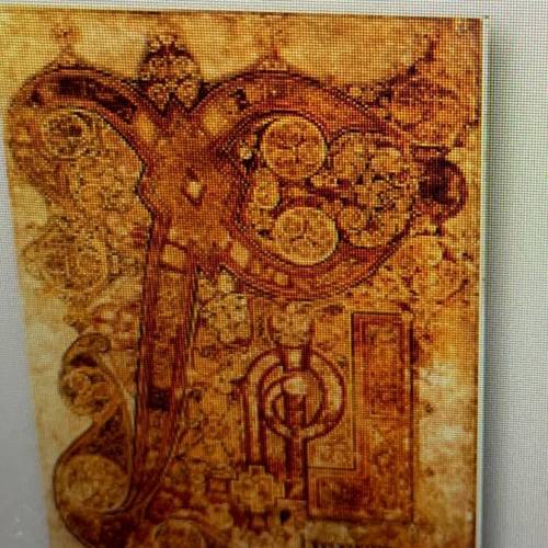 How were the pages made to create the Book of Kells? aScribes prepared the papers using a printing p