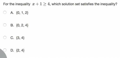1. What is the solution to the equation? x + 17 = 55 A. no solution B. infinite solutions C. x = 72
