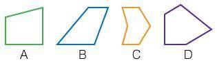 What do all of these polygons have in common? A.  Each appears to have exactly two pairs of parallel
