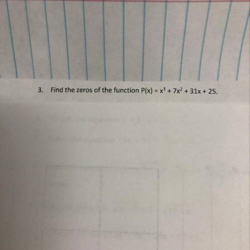 What are the zeros to the function