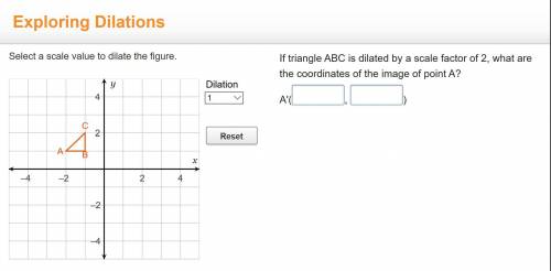 PLEASE HELP!! If triangle ABC is dilated by a scale factor of 2, what are the coordinates of the ima
