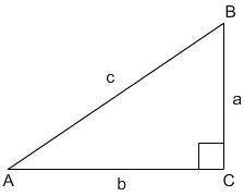 ,1.) using the following triangle, what is the cosine of angle B  cosine of B equals a divided by b