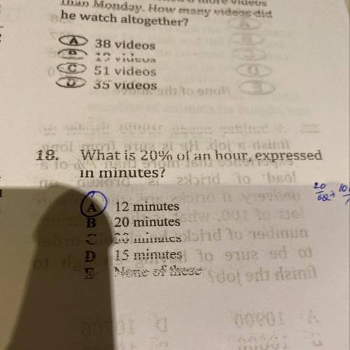 How do we work out question 18. PLEASE explain