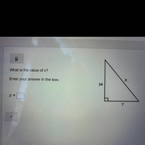 What is the value of x? Enter your answer in the box. x=