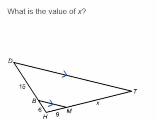 Help me solve what is the value of x