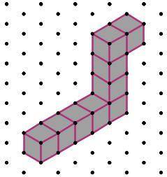 The solid shown has a volume of 9 units3. Determine the surface area of the solid. A) 29 units2  B)