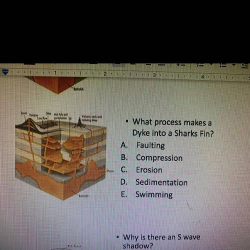 Geology question please help and right back ASAP thanks