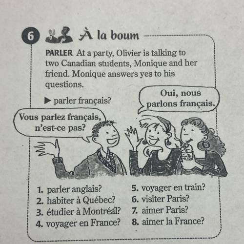 Answers pls in French