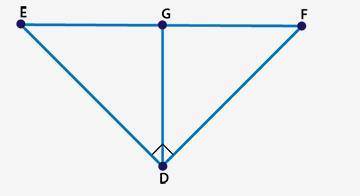 Part C: If EG = 2 and EF = 8, find the length of segment ED. Show your work. (4 points)