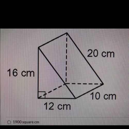 The volume of the triangular prism shown below is ____ in3
