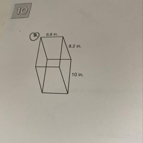 I need to know the surface area. Help please!