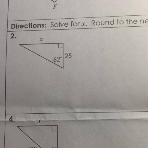 This is trigonometry and i need to find x