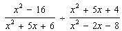 What is the quotient in simplified form? State any restrictions on the variable.