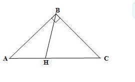 (SAT Prep) In △ABC, ∠B = 90°, BH = AH, and the ratio of m∠A to m∠C is 1:2. Find m∠BHA?  A. 100° B. 9
