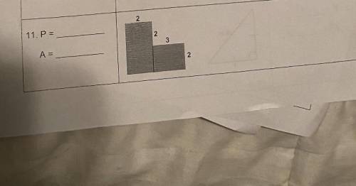 Find the perimeter and area.