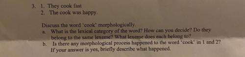 Help if you know Morphology.