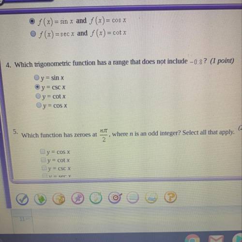 Is my answer to question 4 correct? Only answer if you know FOR SURE!