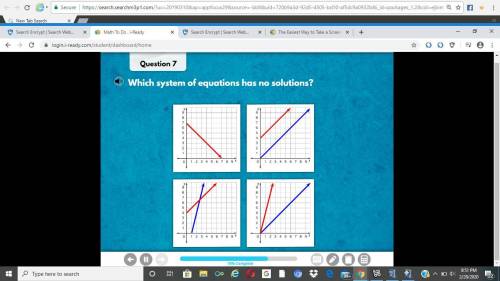 Which systems of equations has no solutuons?